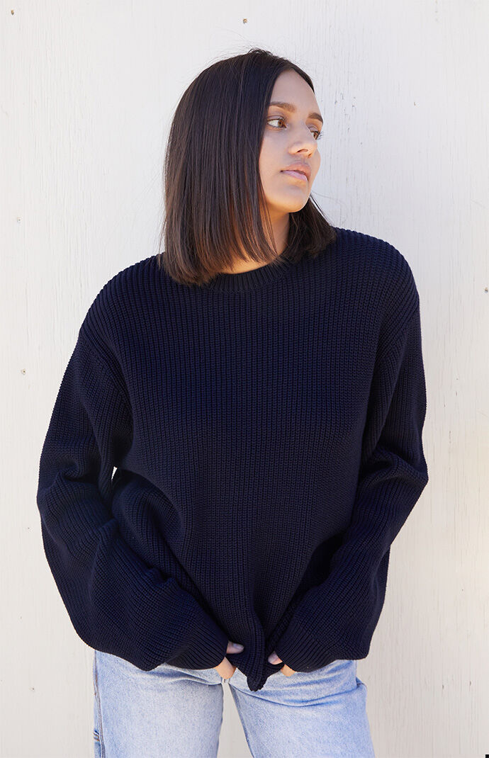 John Galt Black Brianna Sweater | PacSun