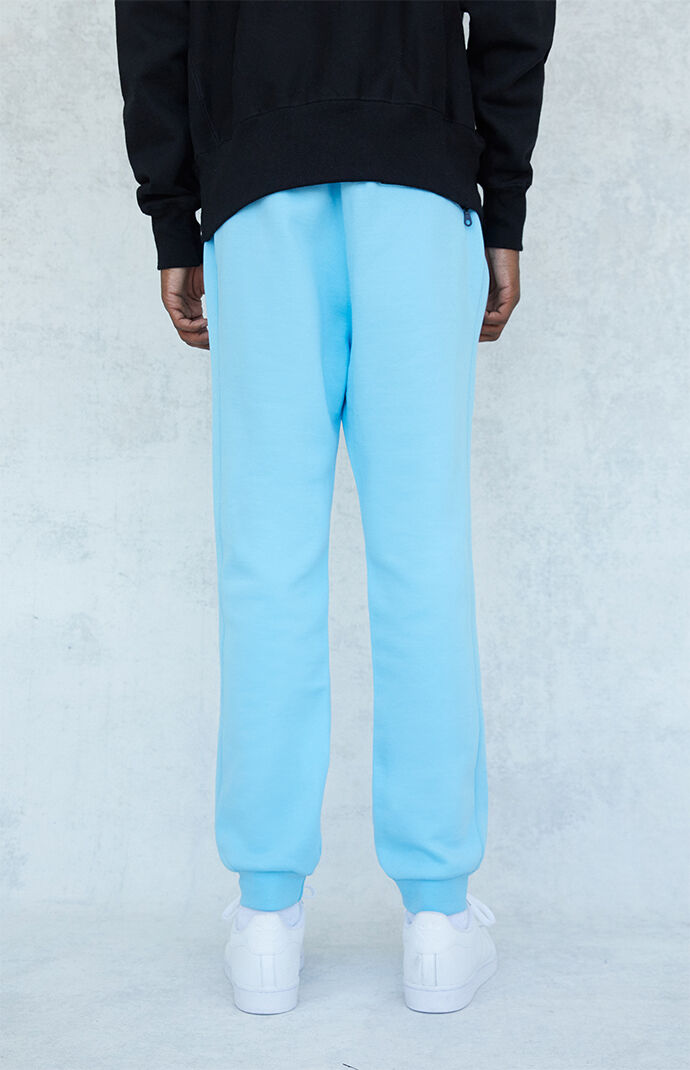 Royal Blue Zip Cargo Fleece Sweatpants