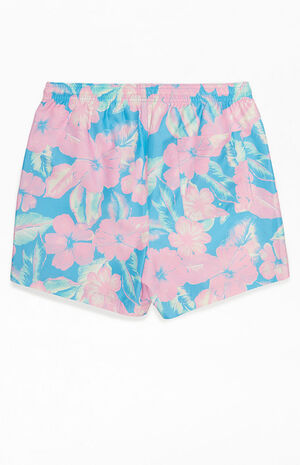 Recycled Hibiscus 15" Swim Trunks image number 2