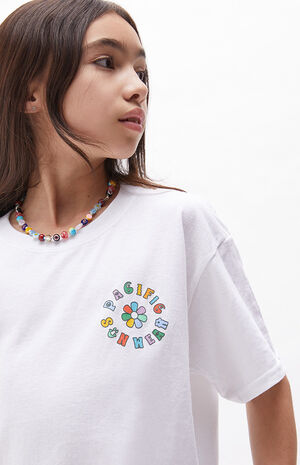 Pacific Sunwear Flower Circle Graphic T-Shirt image number 4