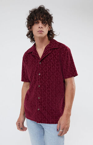 Jacquard Velour Woven Shirt image number 1
