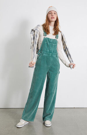 Dressy Green Overalls