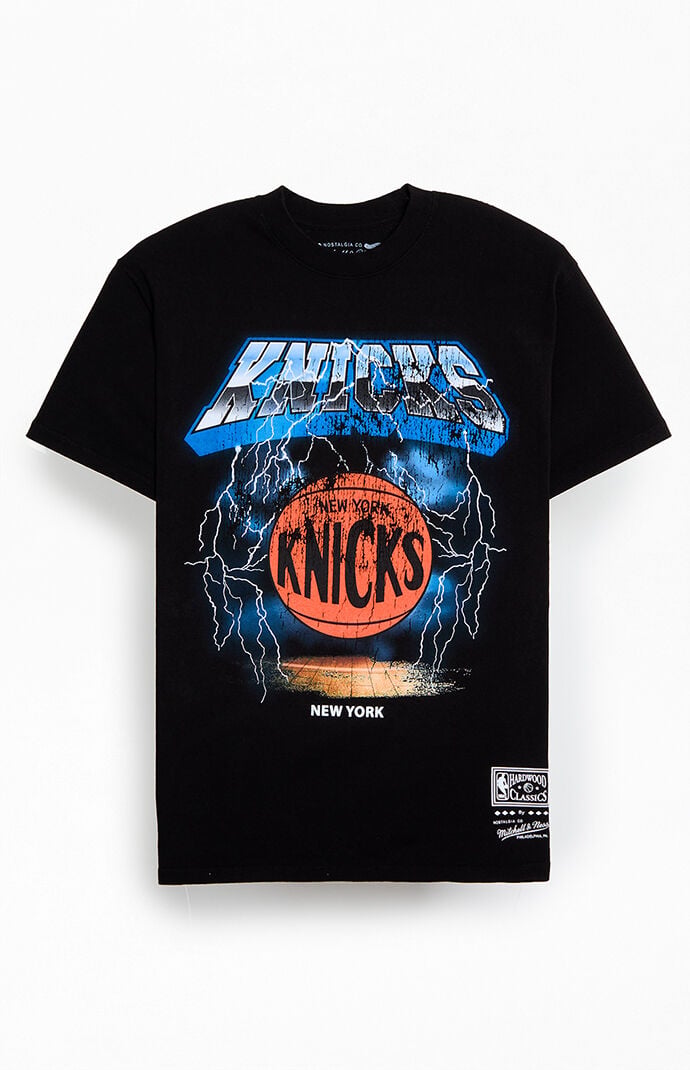 Mitchell & Ness NY Knicks Lightning T-Shirt Mitchell & Ness NY Knicks Lightning T-Shirt