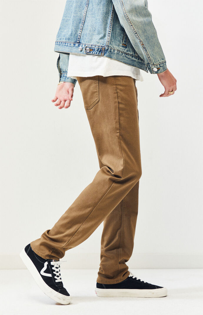 Brown Chopper Jeans