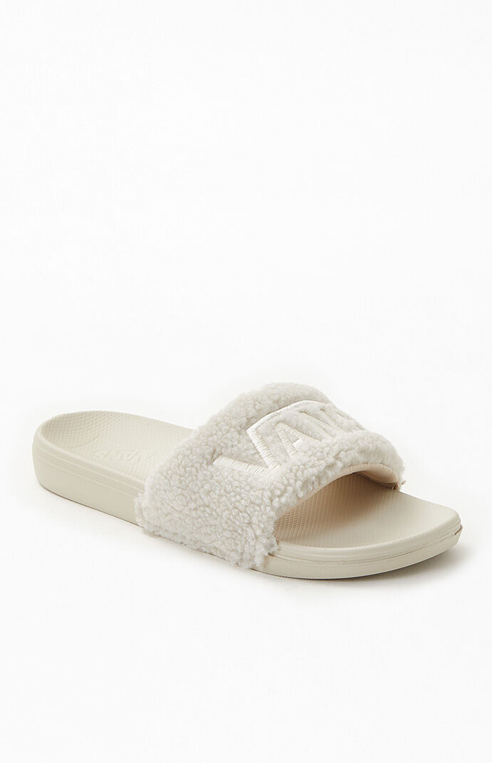 Vans Women s Sherpa La Costa Slide Sandals PacSun