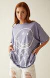Tie Dye Side Smiley T-Shirt Tie Dye Side Smiley T-Shirt image number null