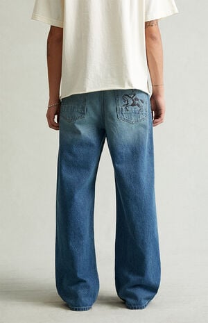 Blake Extreme Baggy Jeans Cowboy Medium Blue Tint image number 5