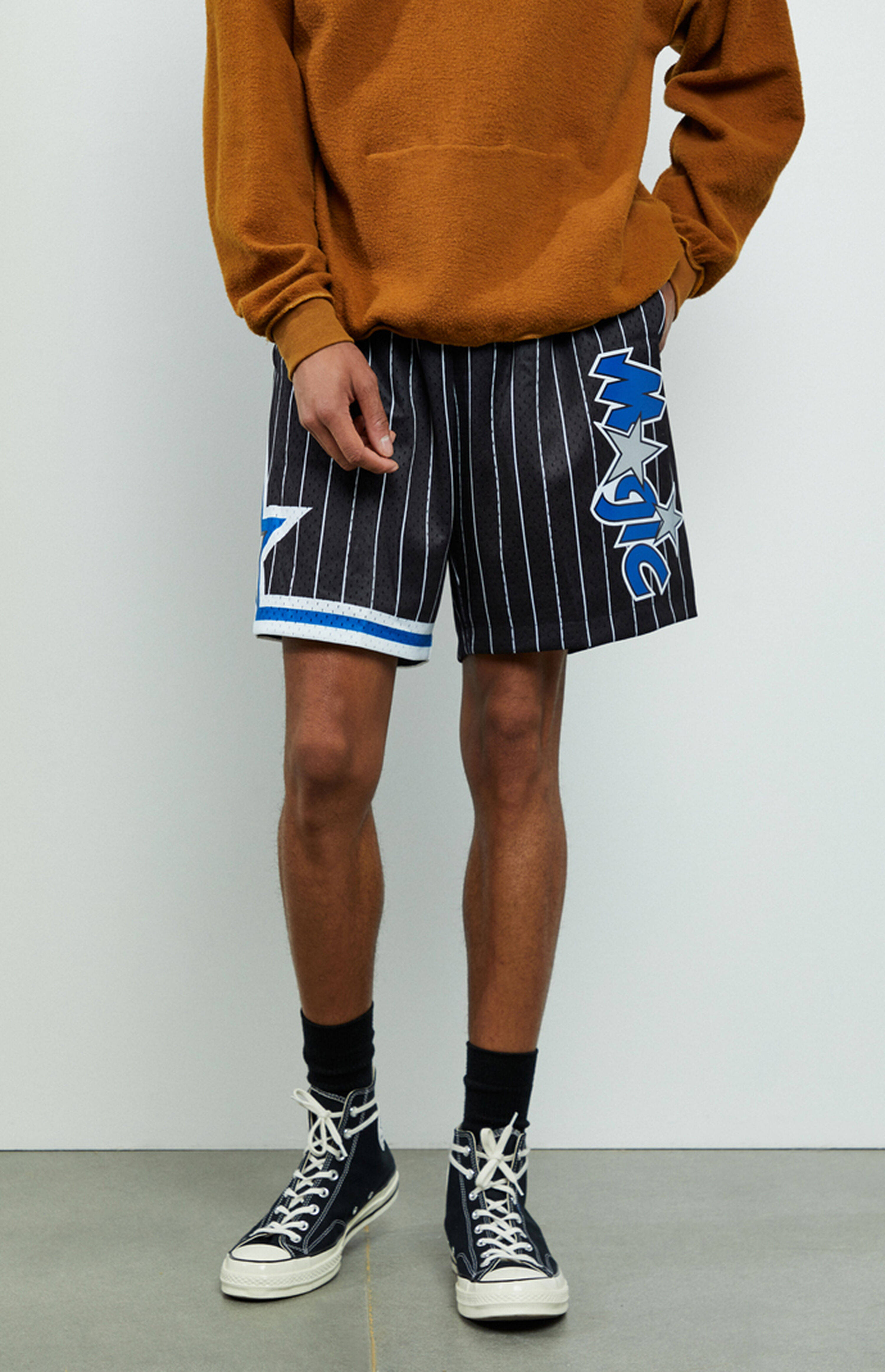 mitchell & ness swingman orlando magic basketball shorts