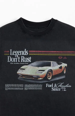 Legends Don't Rust Car T-Shirt image number 2