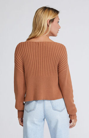 A Fall Date Pullover Sweater image number 4