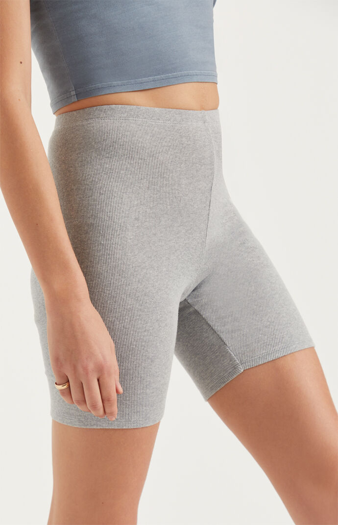 Washed Biker Shorts