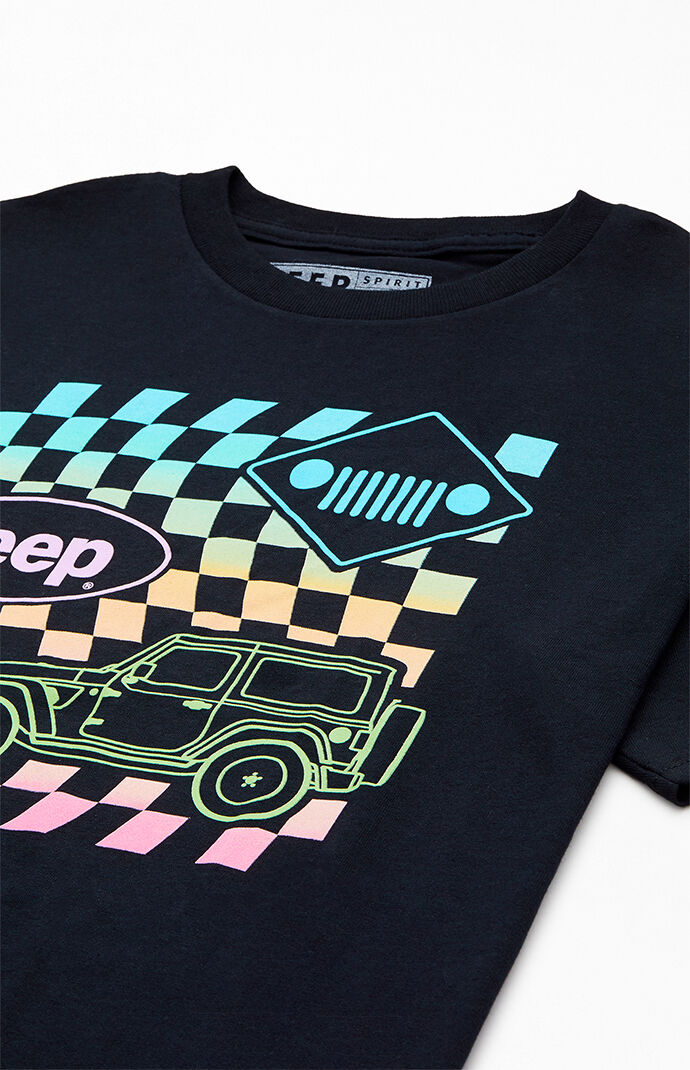 Kids Jeep Checkerboard T-Shirt | PacSun