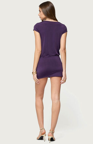 Two Piece Cowl Neck Mini Dress image number 3