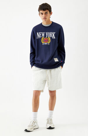 New York Knicks Mitchell & Ness Head Coach Crew Pullover