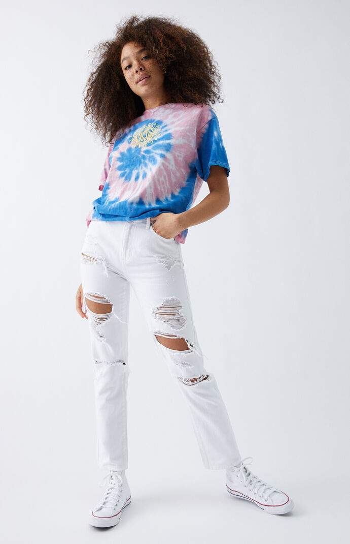 White Mom Jeans