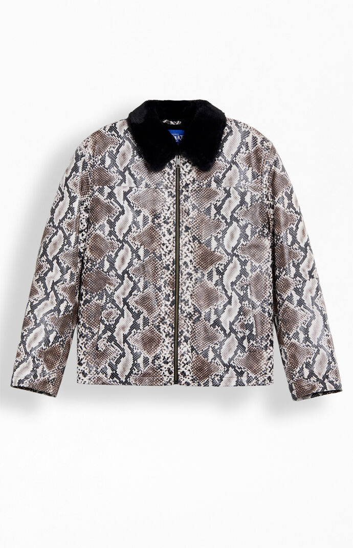 Awake NY Snakeskin Coat