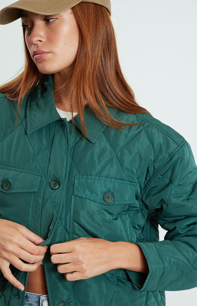 LA Hearts Quilted Shacket | Pacsun