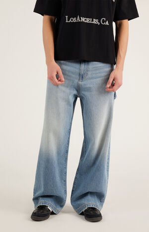 Blake Extreme Baggy Jeans Carpenter Light Indigo image number 3