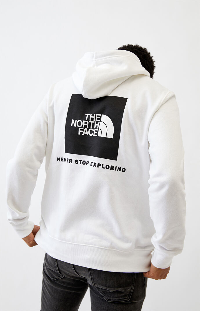 White Red Box Hoodie