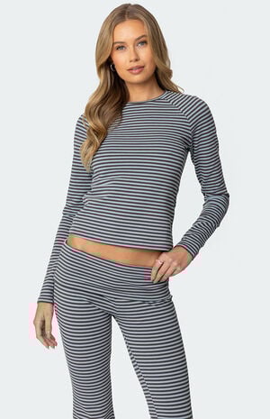 Kaeli Stripey Long Sleeve T-shirt image number 1