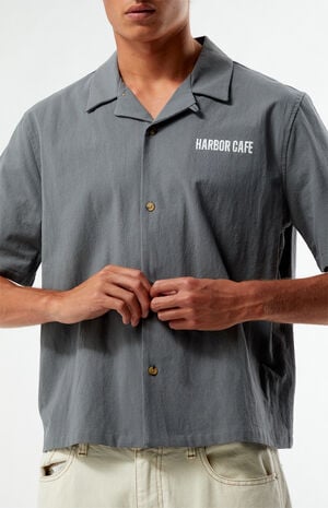 Harbor Cafe Oversized Resort Camp Shirt image number 3