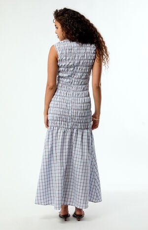 Plaid Lagoon Maxi Dress image number 3