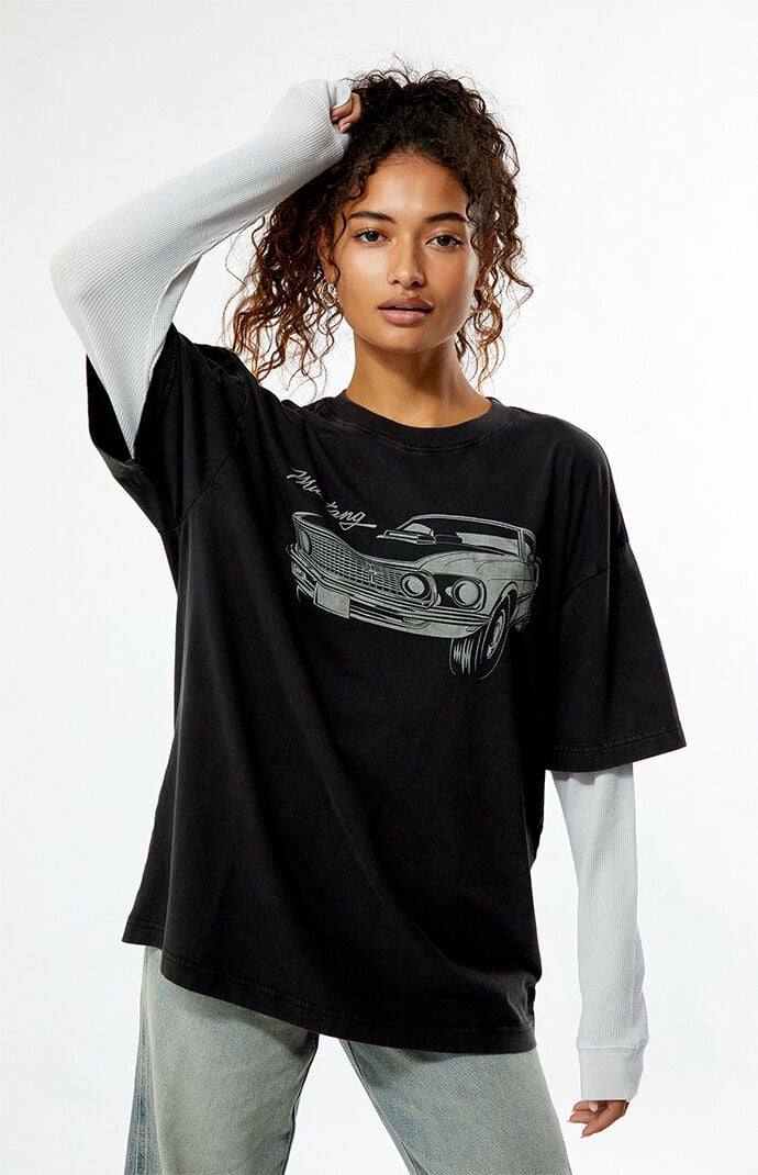 FORD Mustang Double Layered Long Sleeve T-Shirt | PacSun