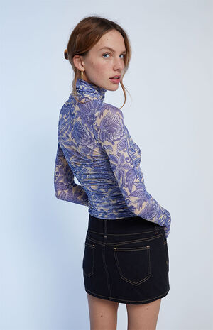 Under It All Printed Mesh Bodysuit image number 3