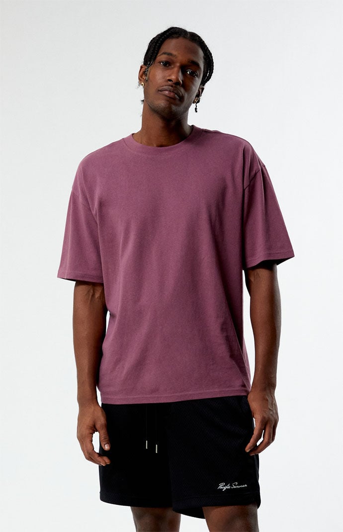 PS Basics Basic Oversized Boxy T Shirt PacSun