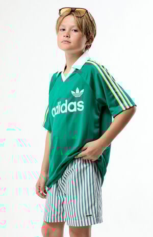 Striped 4.5" Swim Trunks image number 1