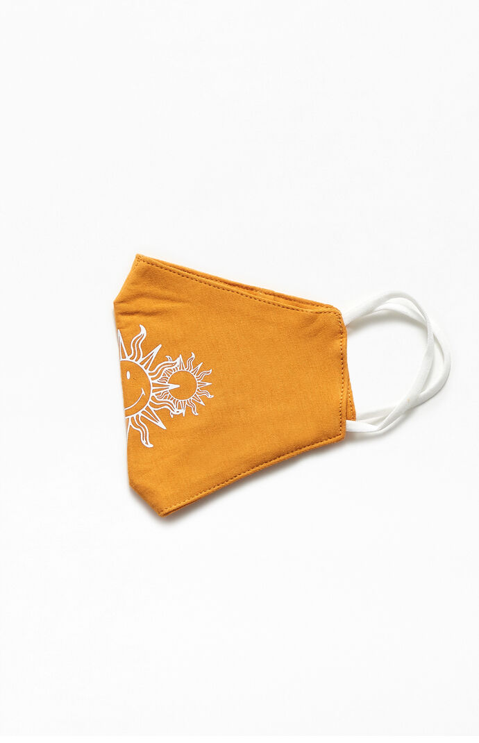 Center Sunburst Face Mask
