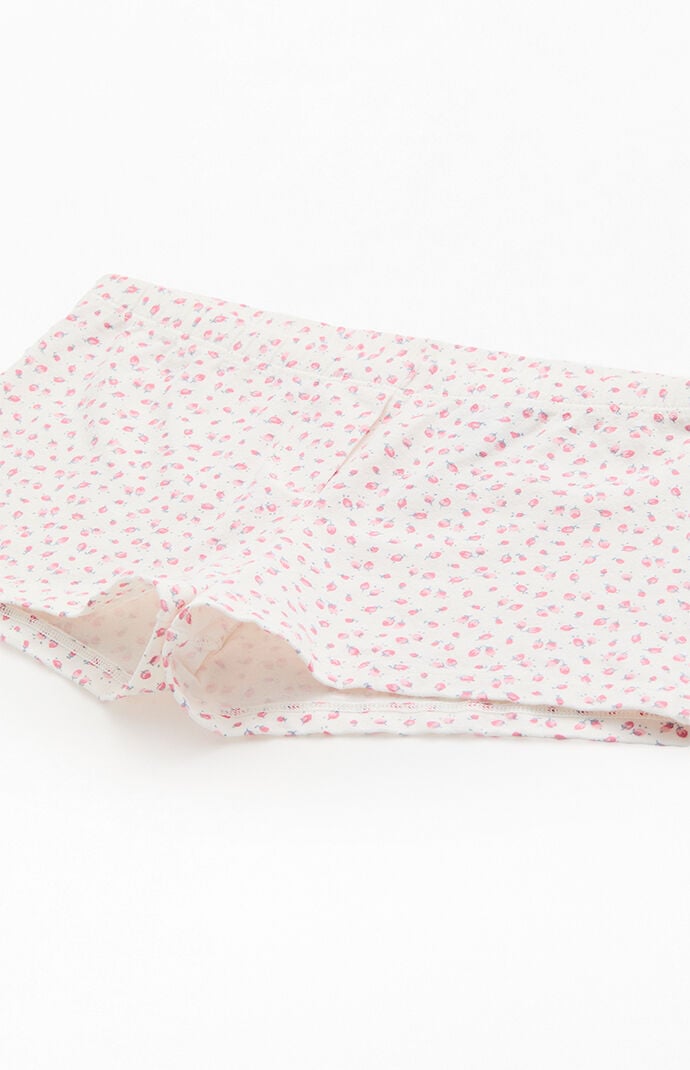 John Galt Pink Floral Boxer Boyshorts