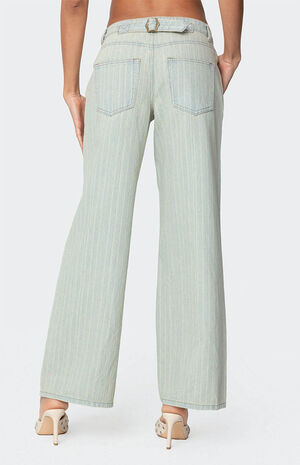 Lannah Textured Low Rise Jeans image number 5