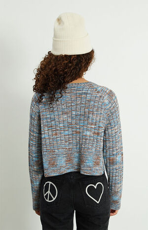 Ellie Cropped Crew Neck Sweater image number 4