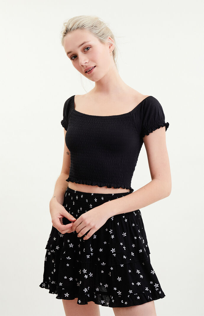Smocked T-Shirt
