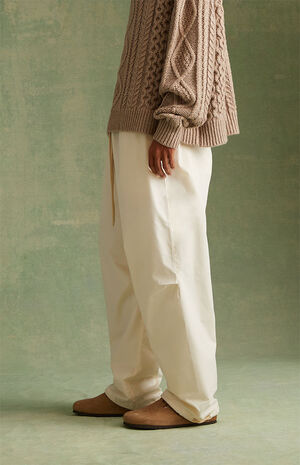 Cloud Dancer Relaxed Trousers image number 4