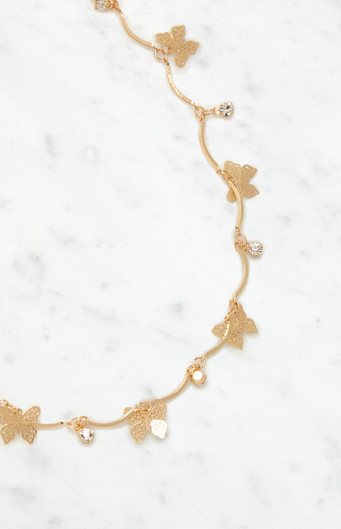 Butterfly Choker Necklace