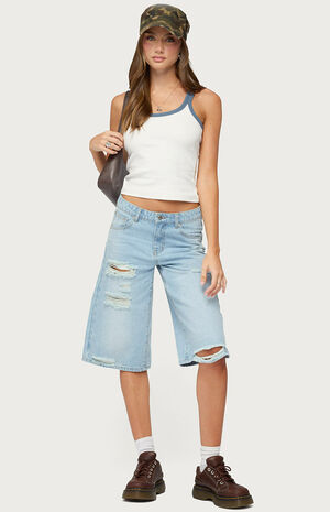 Eida Contrast Ribbed Tank Top image number 5