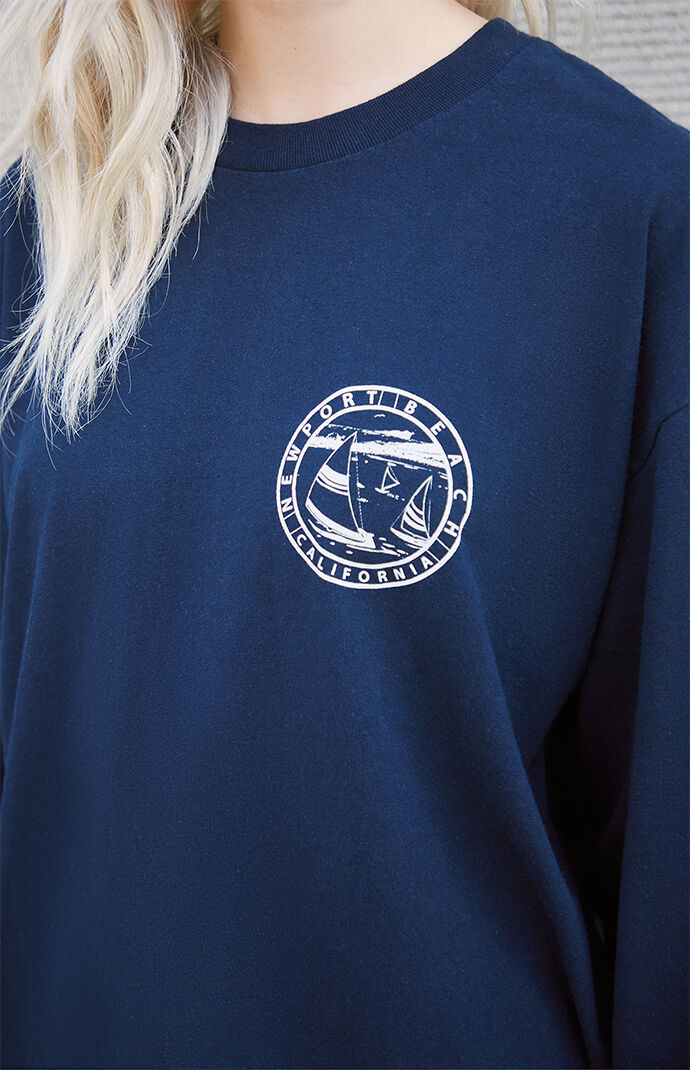 John Galt Newport Beach Long Sleeve T Shirt Pacsun John Galt Newport Beach Long Sleeve T