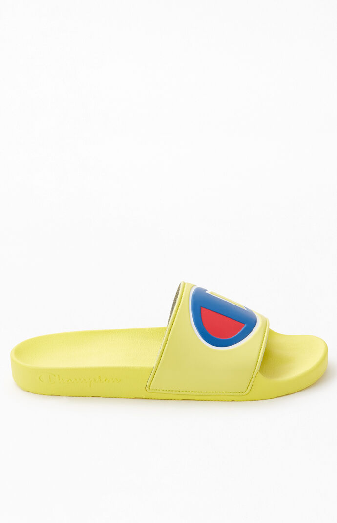 Yellow IPO Slide Sandals