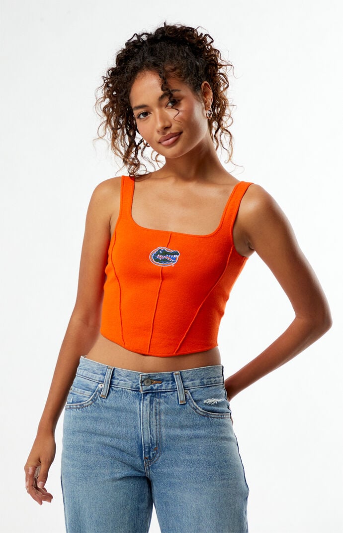 トップス wanna HYPE & VICE Florida Gators Knit Corset Top | PacSun