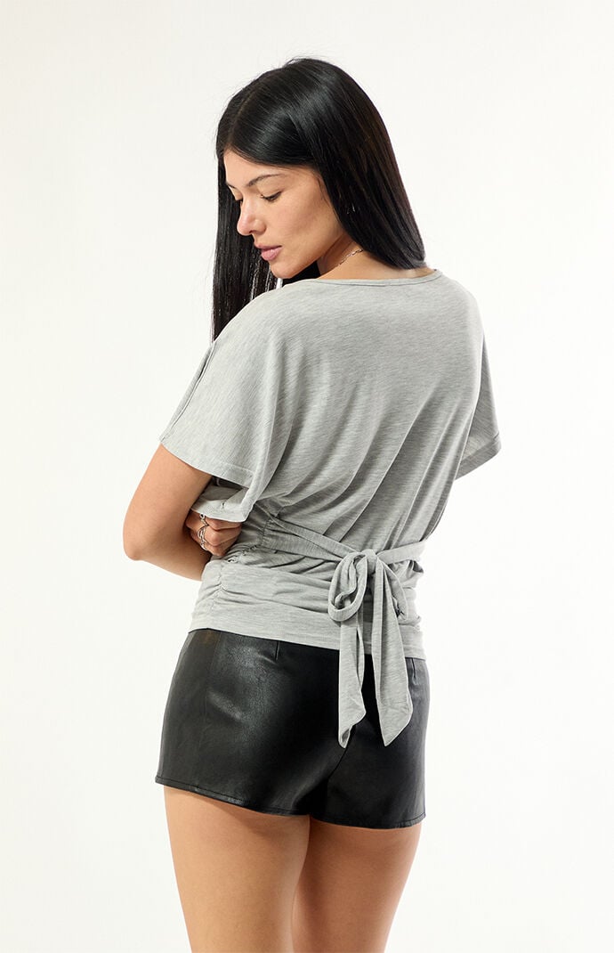 Edikted Abriana Ruched Waist Top