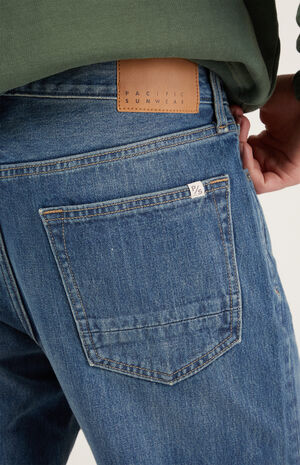 Cade Straight Jeans Medium Indigo image number 4