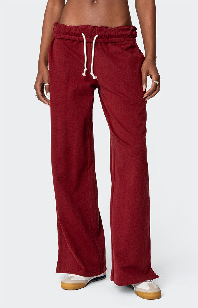 ★FAZED★ Check Folding Sweatpants Mint 24CAPT002 Edikted Chance Fold Over Sweatpants | PacSun