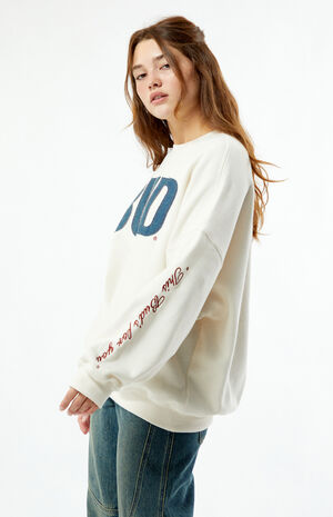 By PacSun Denim Crew Neck Sweatshirt image number 3