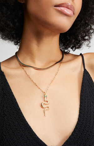 Snake Charmer Layered Necklace image number 2