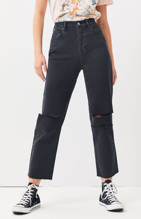 pacsun jane blue high waisted straight leg jeans 2017