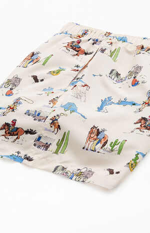 Wild West 5" Swim Trunks image number 4