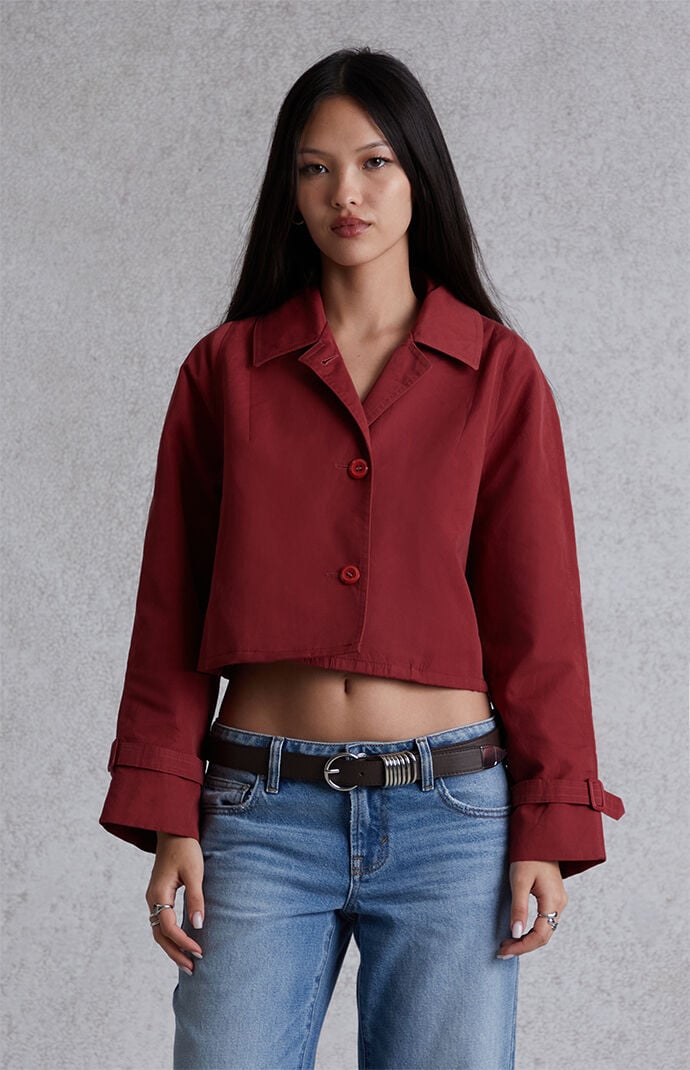 Modern Renewal Cropped Trench Coat