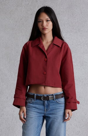 Cropped Trench Coat image number 2